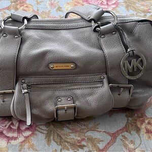 Michael Kors Gray Leather Women's Bag